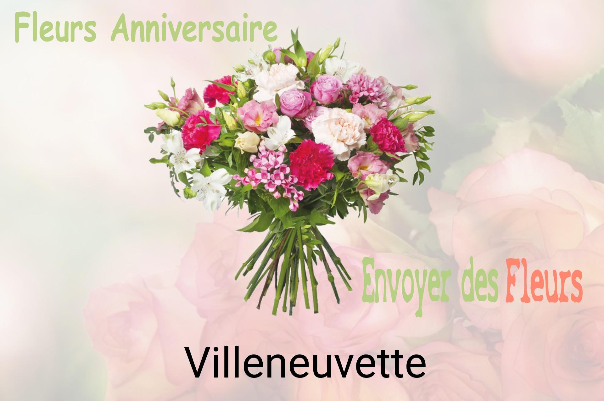 Bouquet de fleurs d’anniversaire livré à Villeneuvette