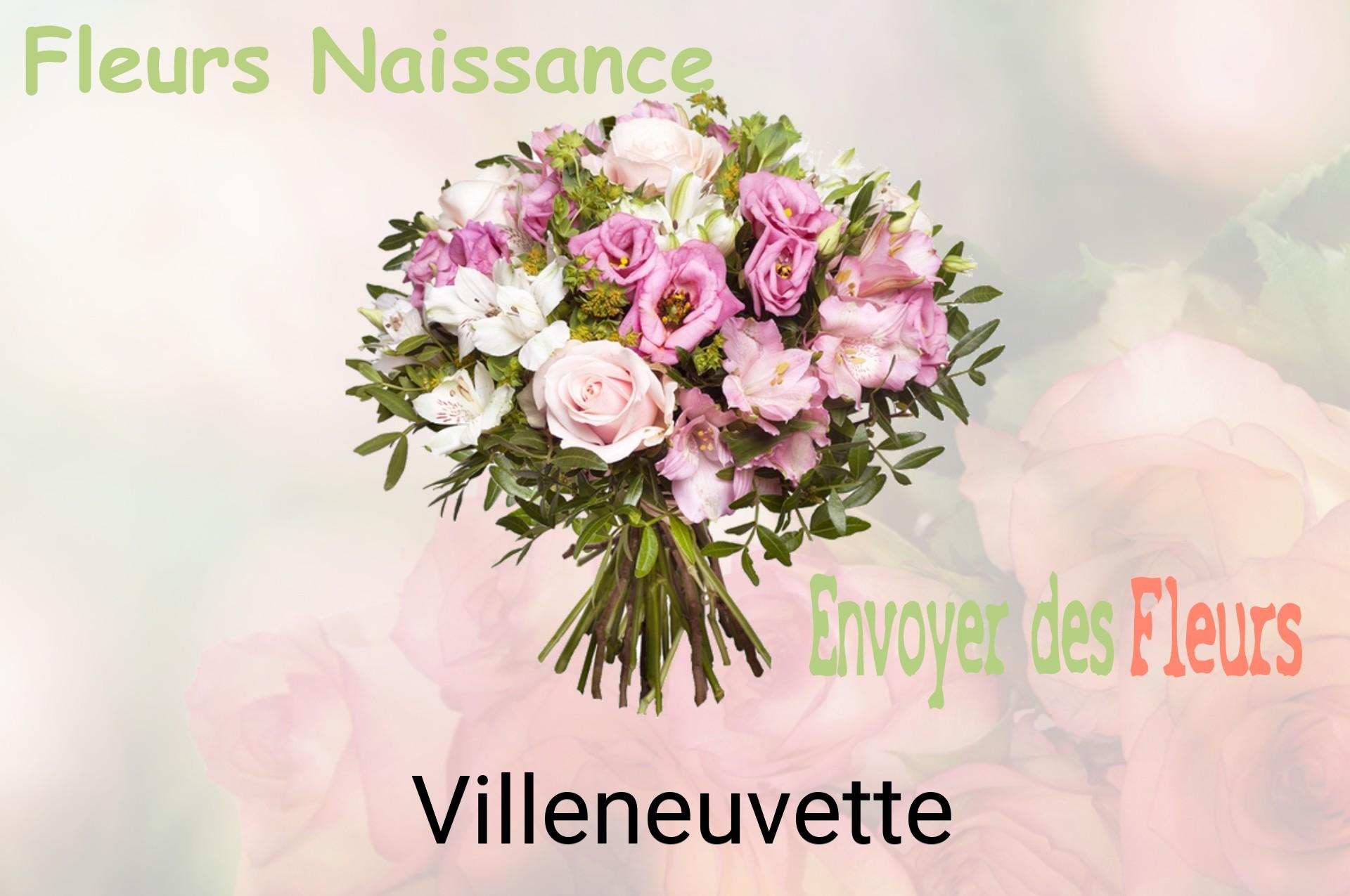 Bouquet de fleurs de naissance livré à Villeneuvette